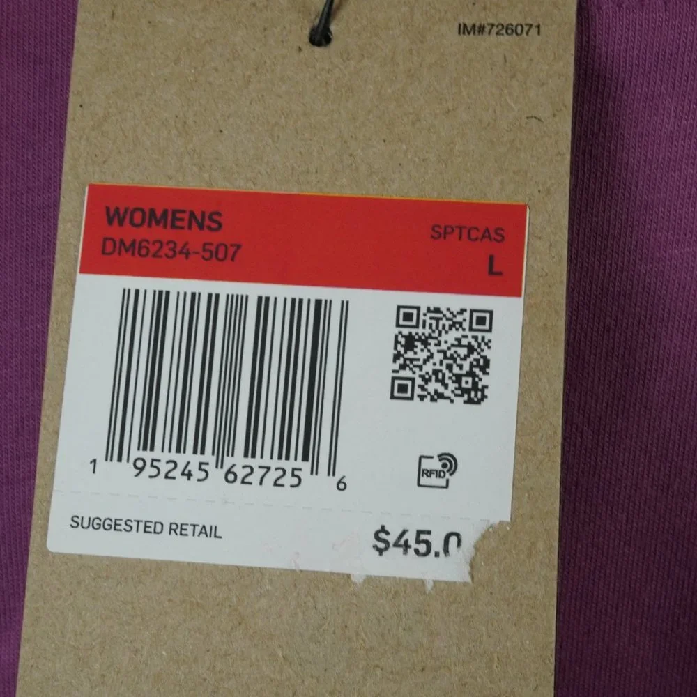 Nike NWT Purple Dri‎ Fit Loose Fit Sleeveless Top Size Large
